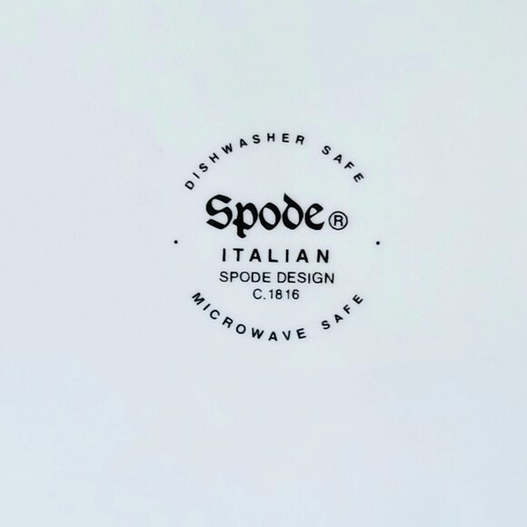 Spode Blue Italian Ascot Teapot Coffee Pot Blue Transferware 36 oz, Chateaucore - Picture 12 of 12